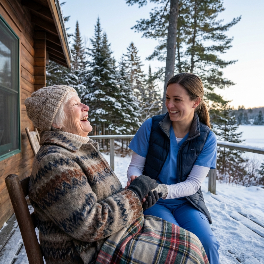 home care Bangor Maine caregiver elderly care at home