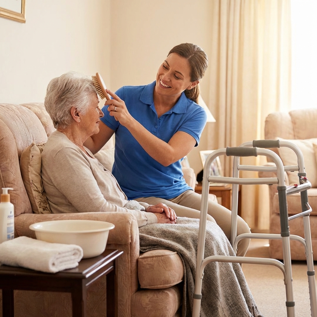 home care Bangor Maine caregiver elderly care at home